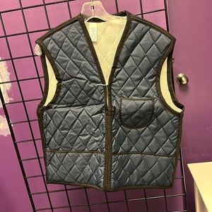 💜Mens Dacron Hollofil 808 Blue Vest M
